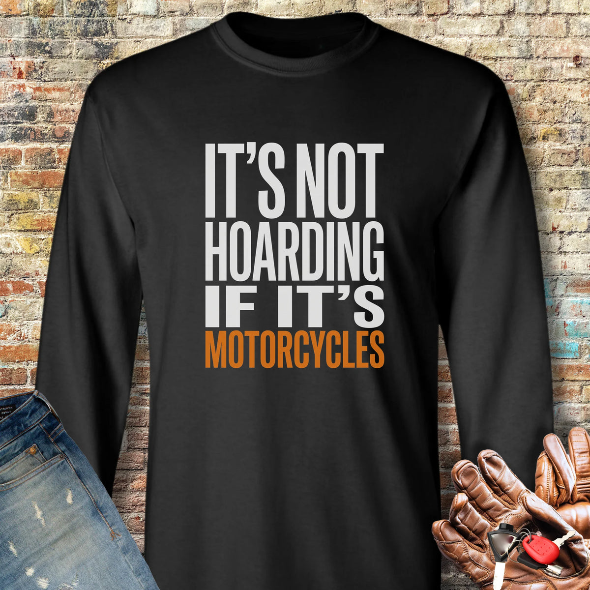 Hoarding Long Sleeve T-Shirt - Black