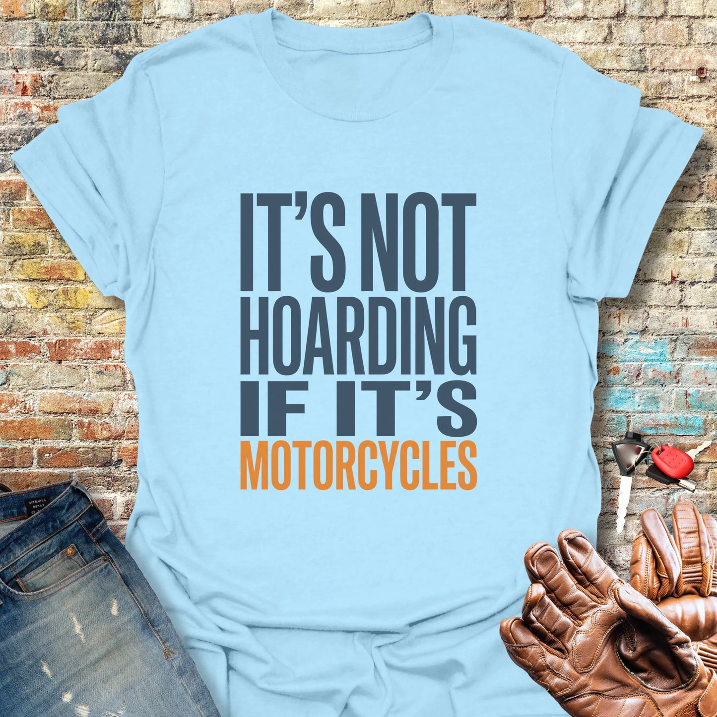 Hoarding T-Shirt - Light Blue