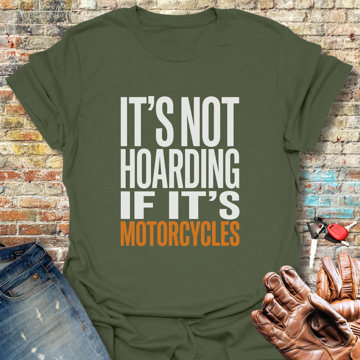 Hoarding T-Shirt - Military Green