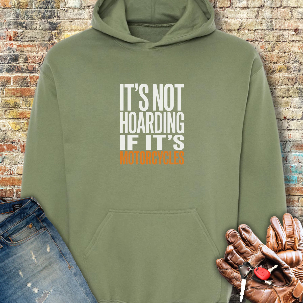Hoarding Hoodie - Military Green