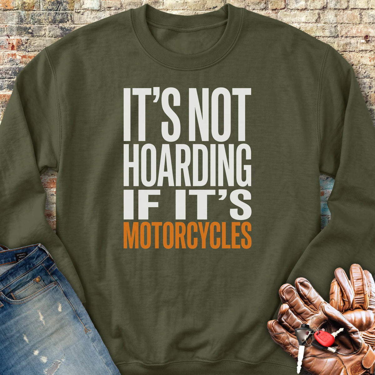 Hoarding Sweatshirt - Military Green