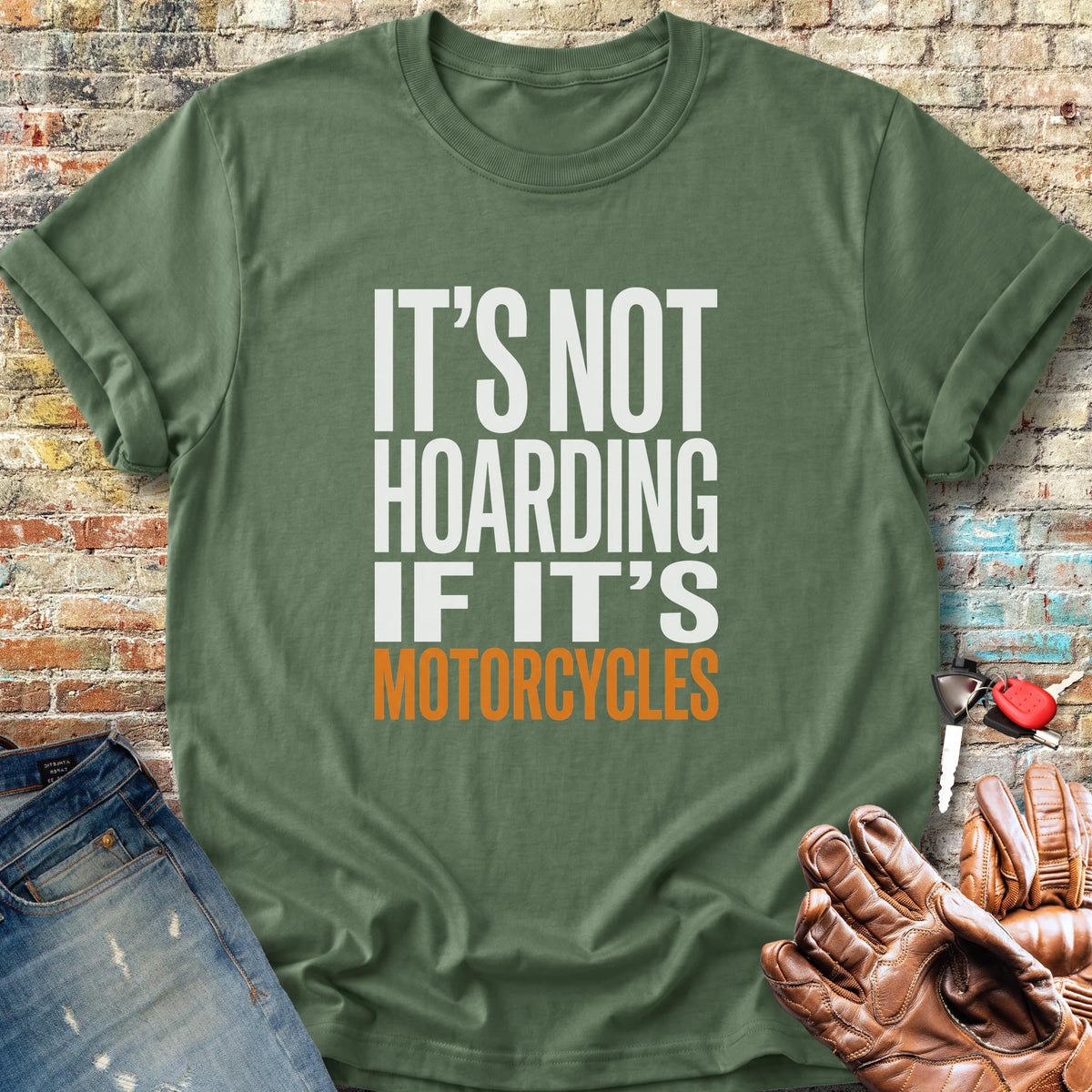 Hoarding Classic T-Shirt - Military Green