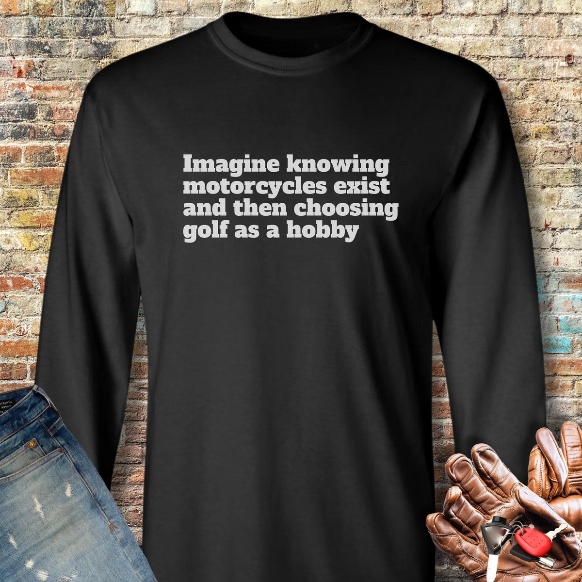 Hobby Long Sleeve T-Shirt - Black
