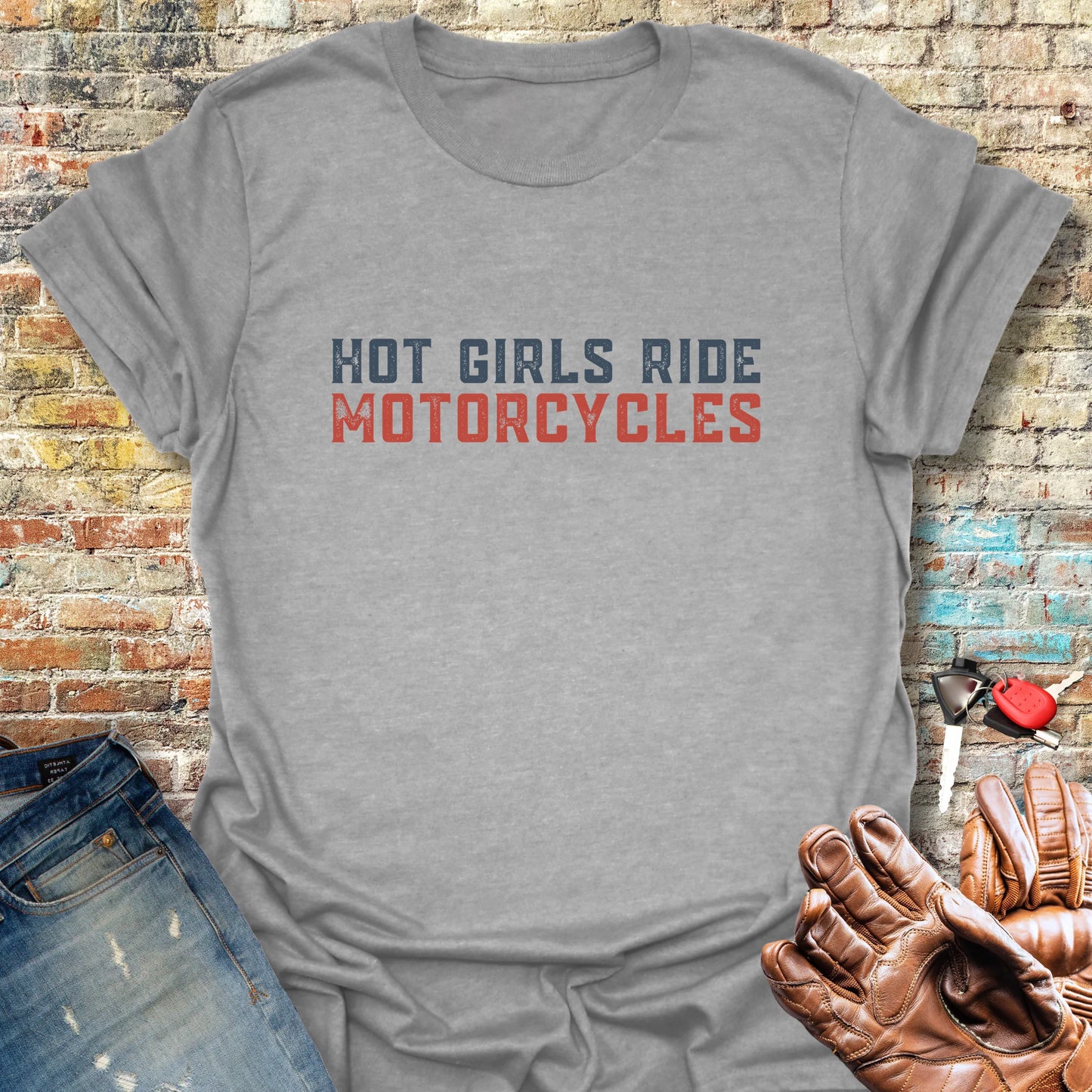 Hot Girls T-Shirt - Sport Grey