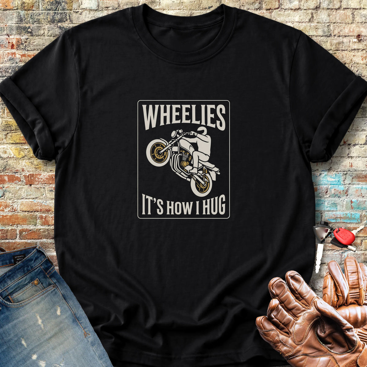 How I Hug Classic T-Shirt - Black