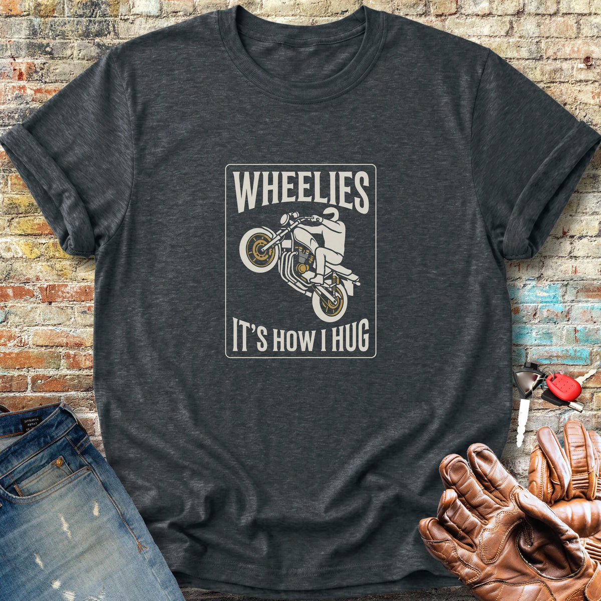 How I Hug Classic T-Shirt - Dark Heather