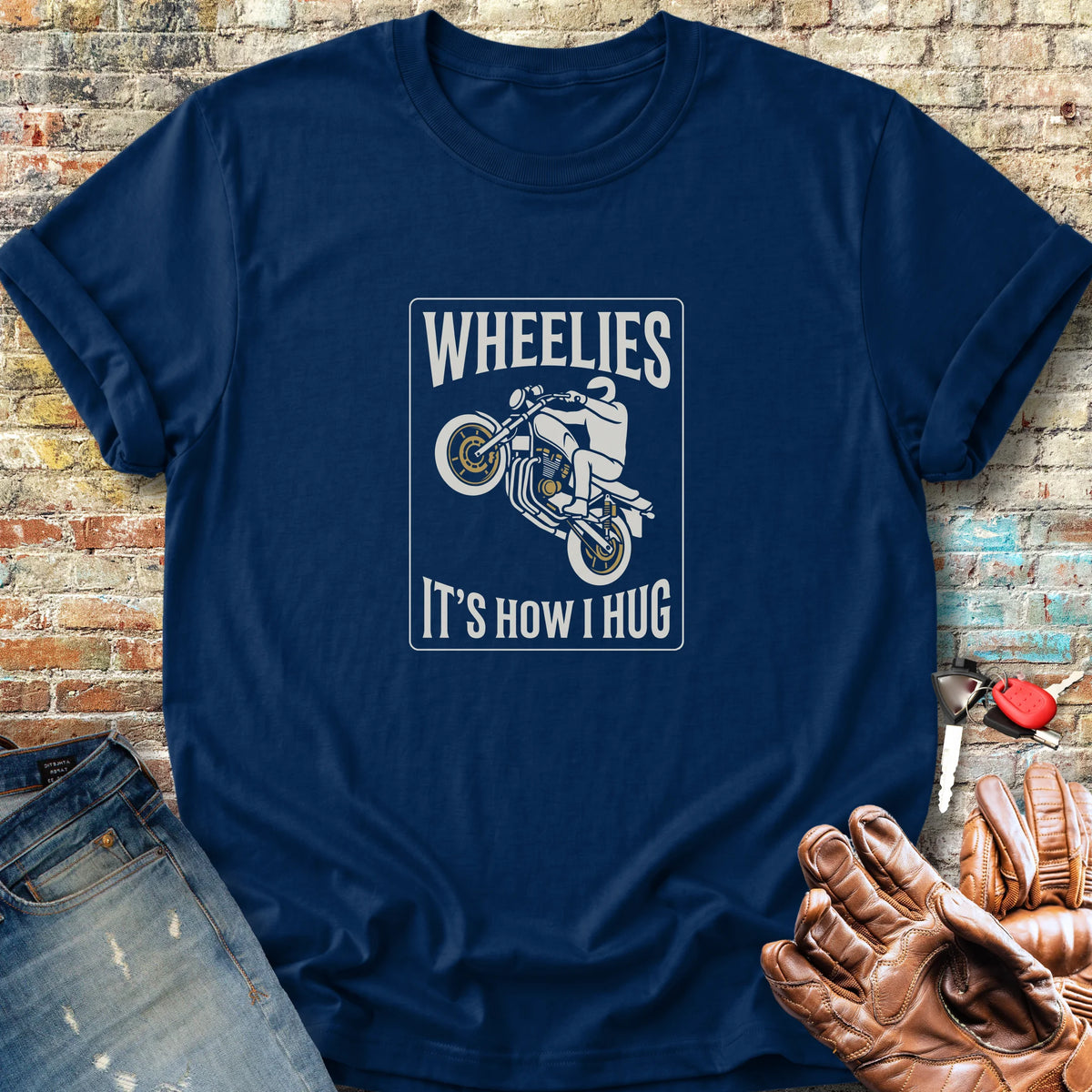 How I Hug Classic T-Shirt - Navy
