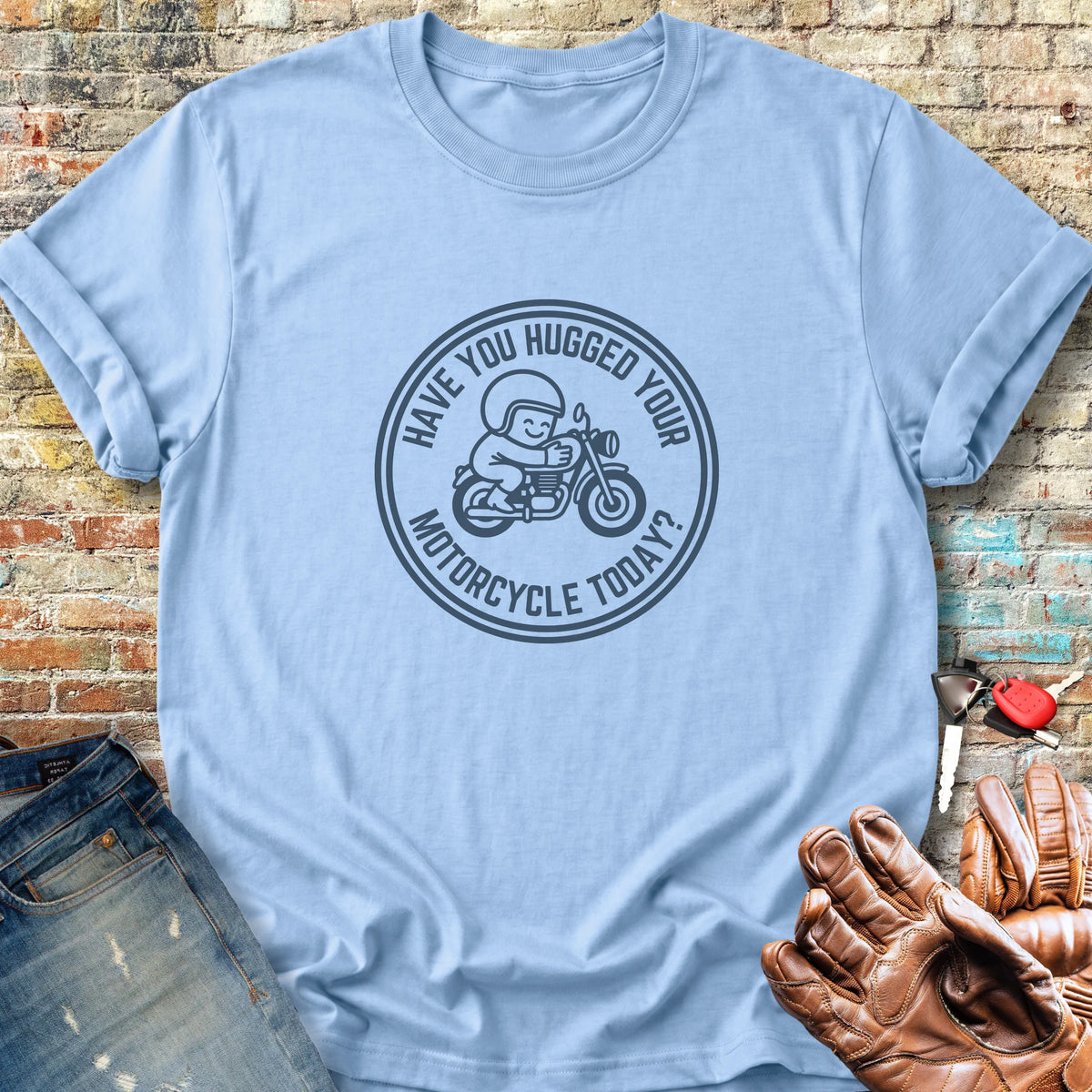 I'm A Hugger Classic T-Shirt - Light Blue