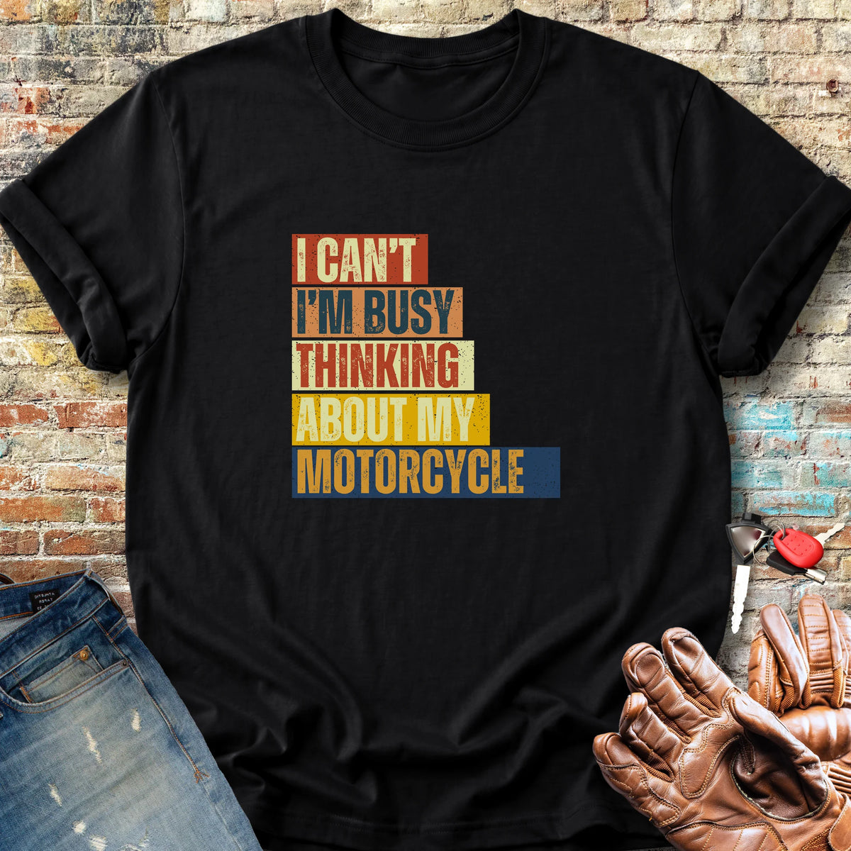 I'm Busy (Block) Classic T-Shirt - Black