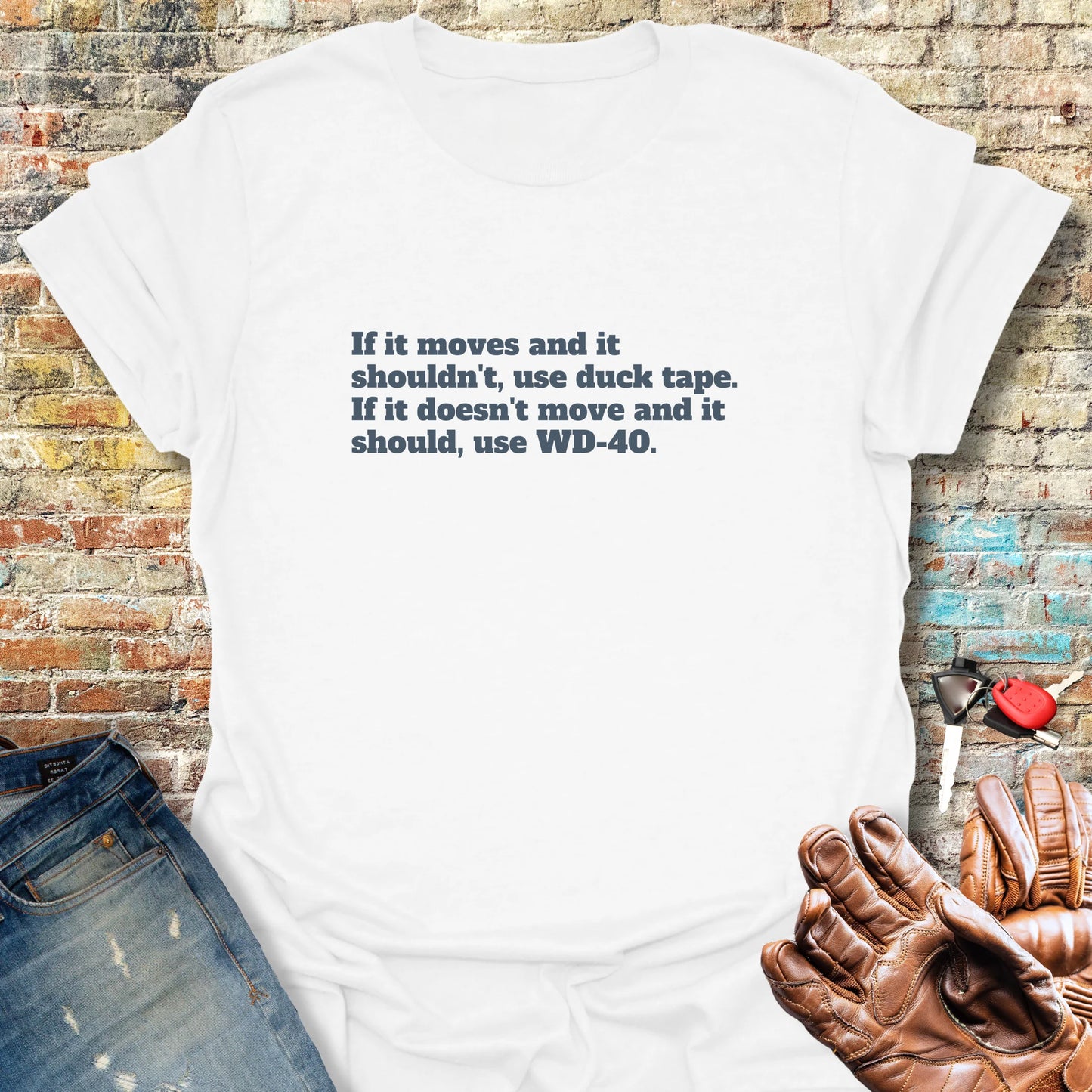 If It Moves T-Shirt - White