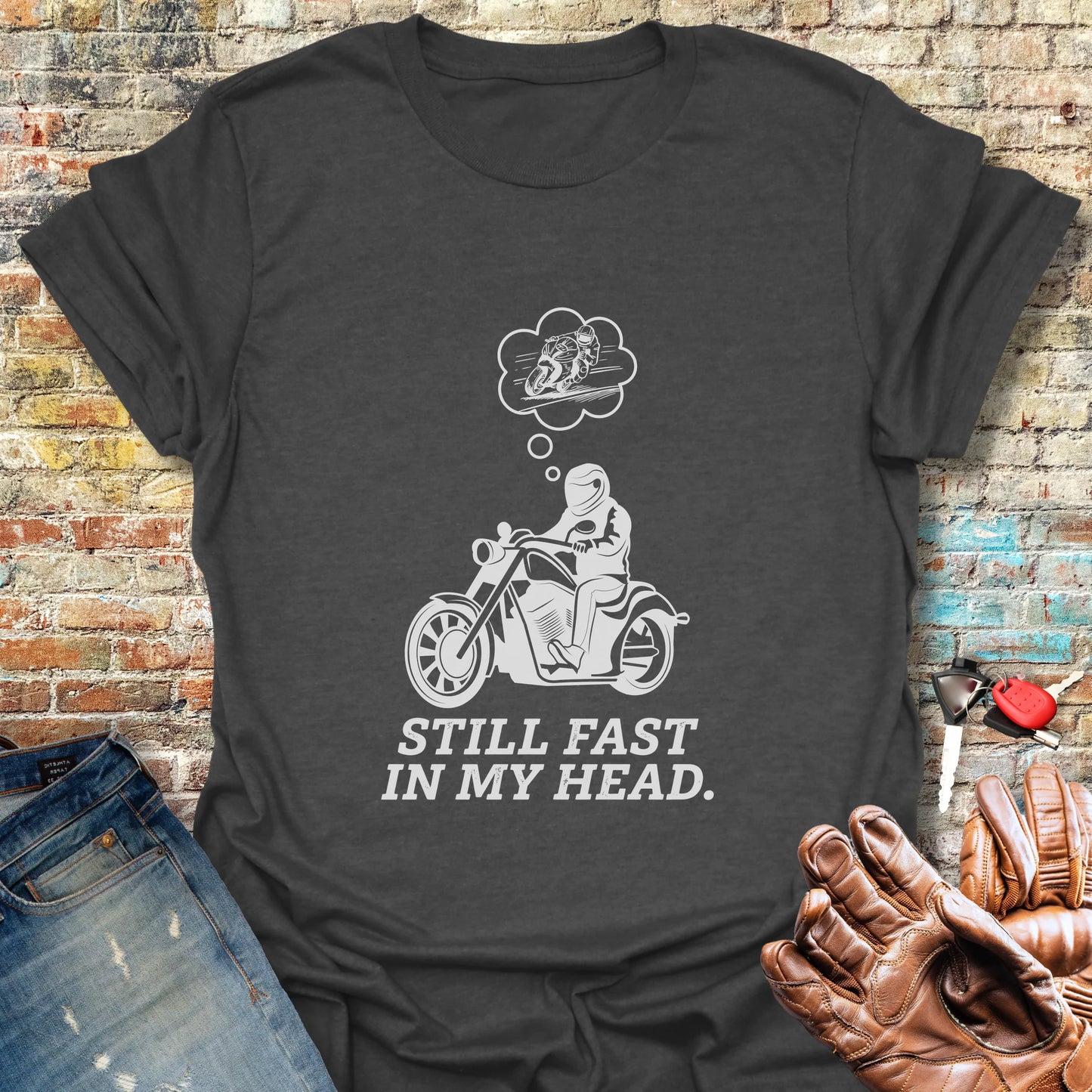 In My Head T-Shirt - Dark Heather