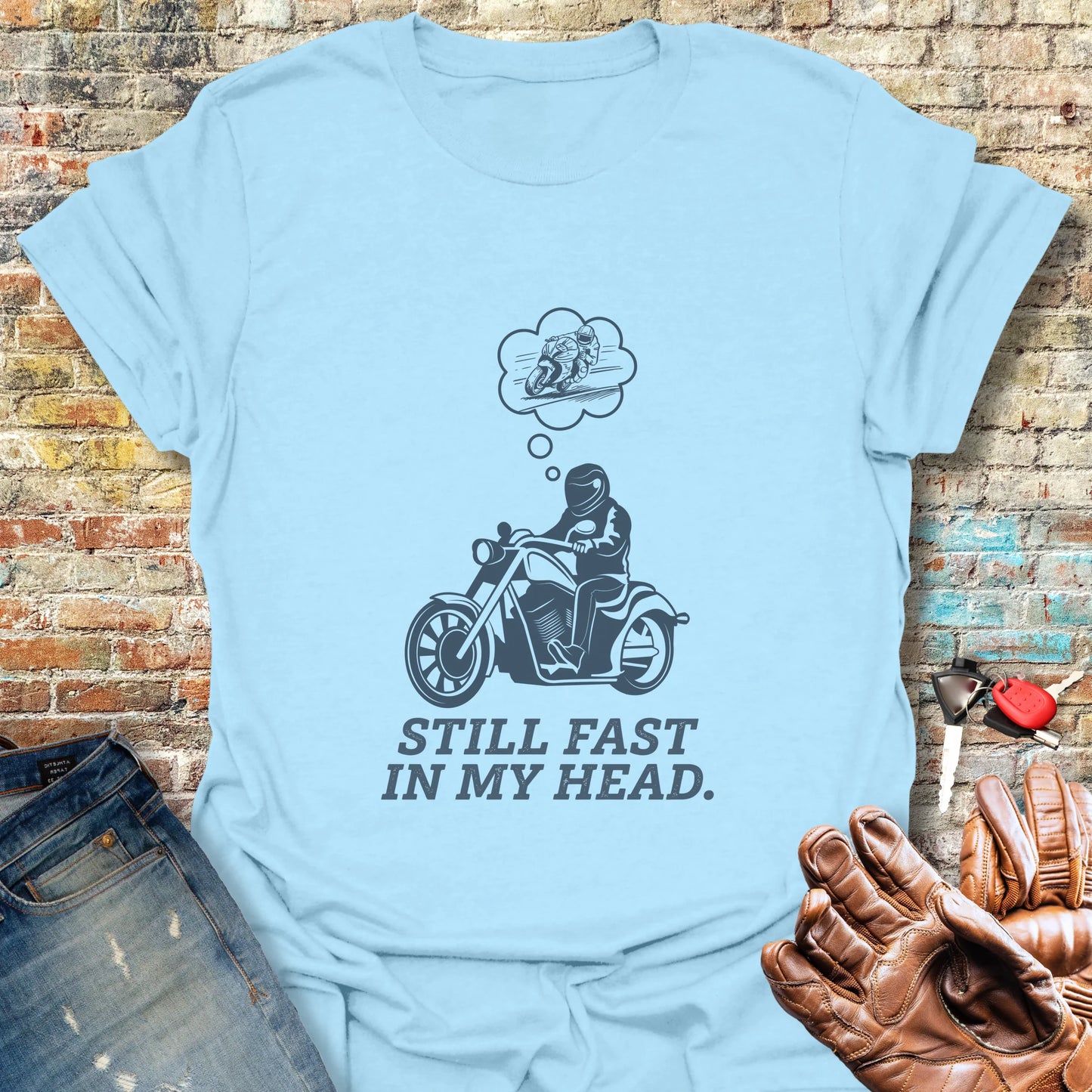 In My Head T-Shirt - Light Blue