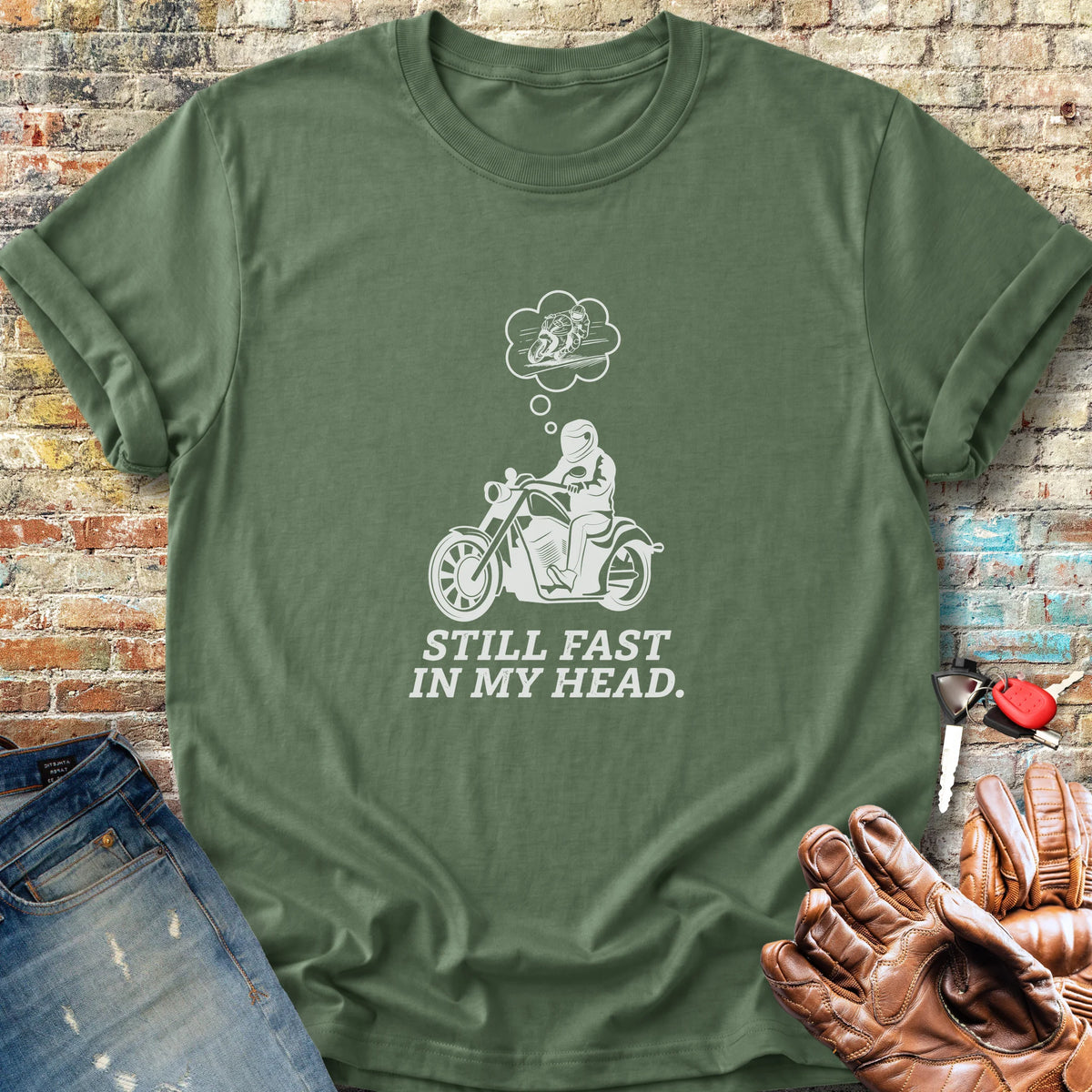In My Head Classic T-Shirt - Military Green
