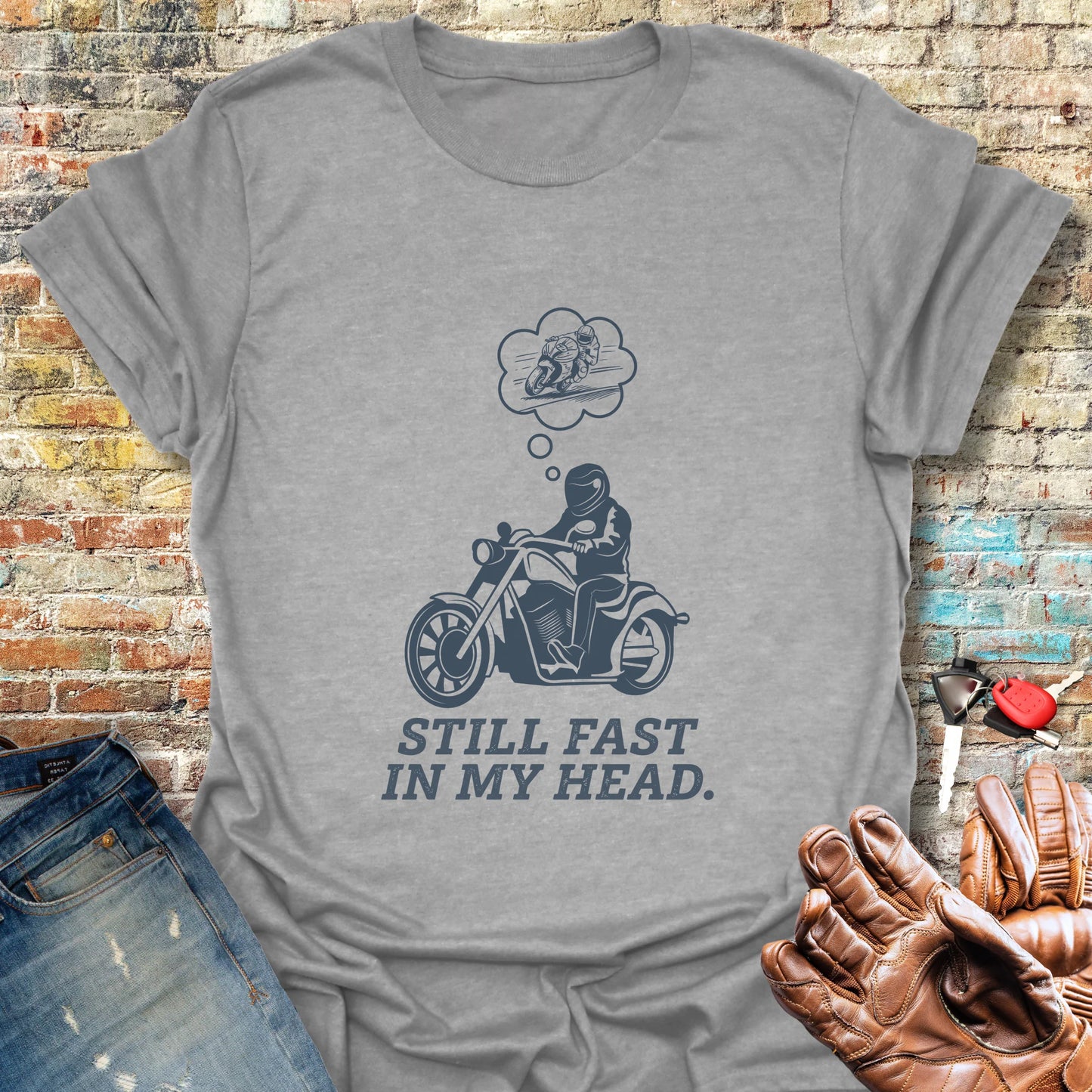 In My Head T-Shirt - Sport Grey