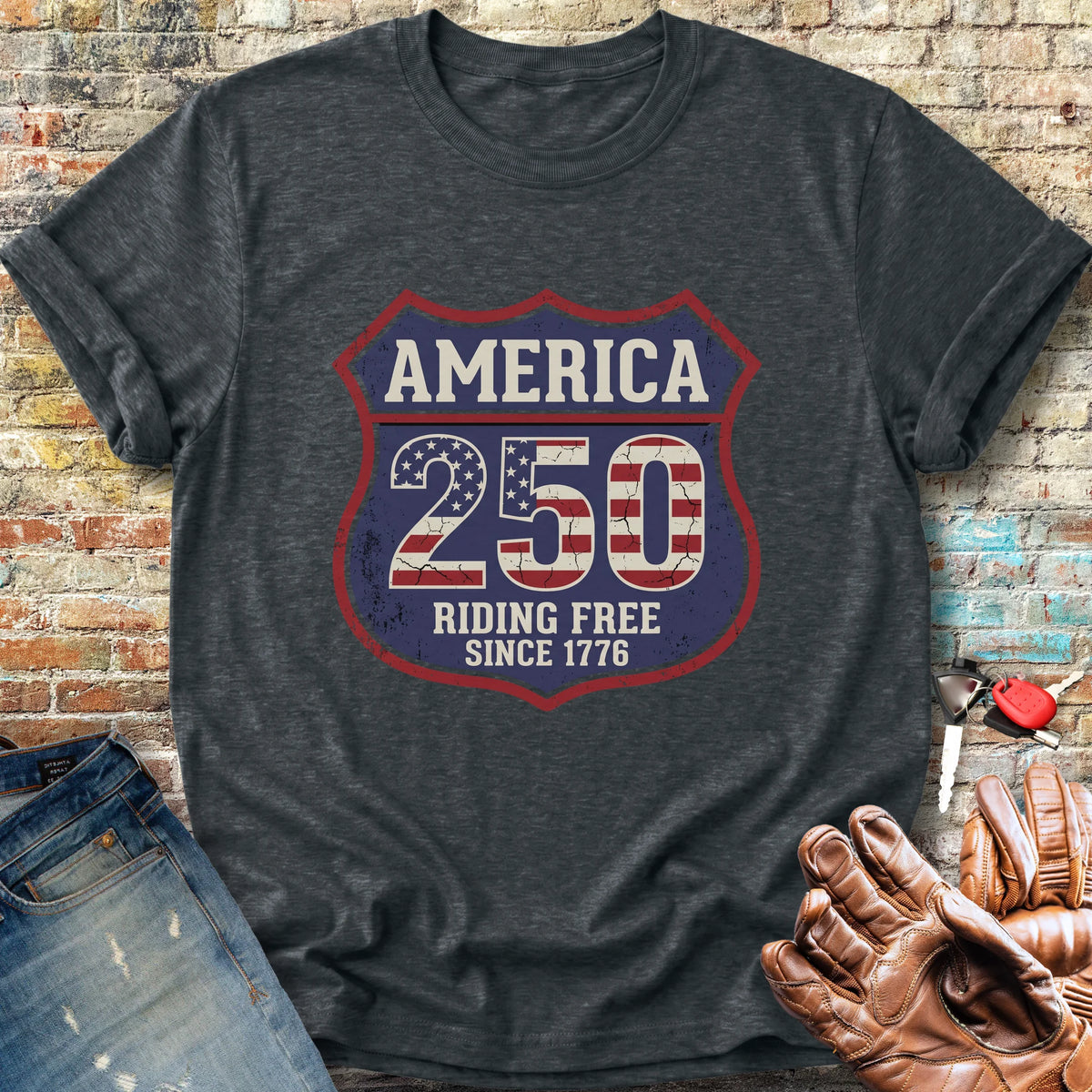 Interstate 250 Classic T-Shirt - Dark Heather