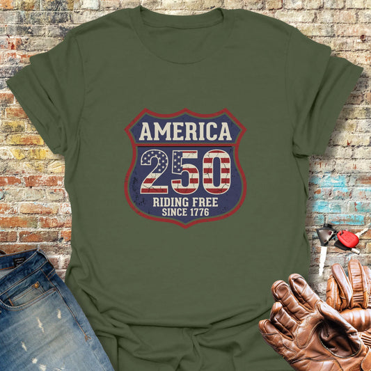 Interstate 250 T-Shirt - Military Green