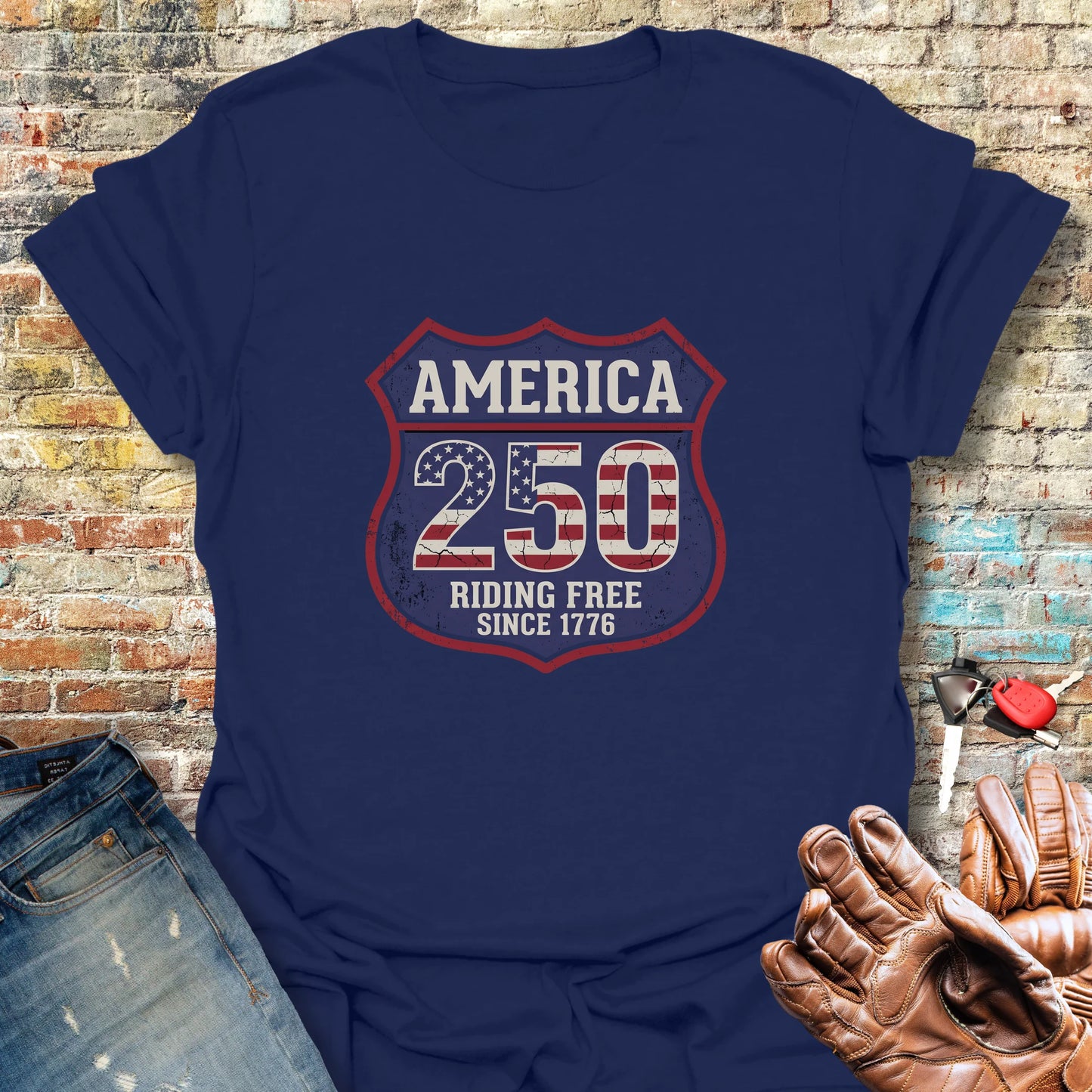Interstate 250 T-Shirt - Navy