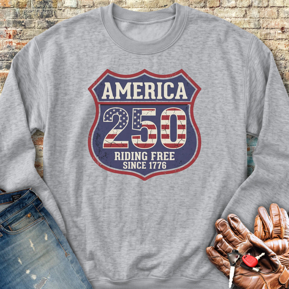 Interstate 250 Sweatshirt - Sport Grey