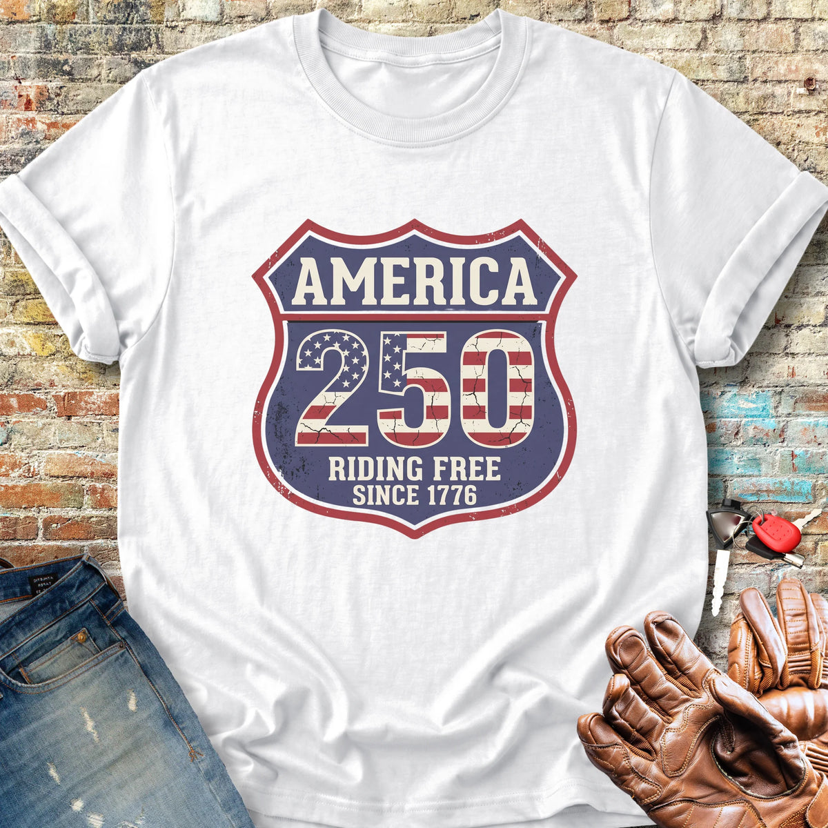 Interstate 250 Classic T-Shirt - White