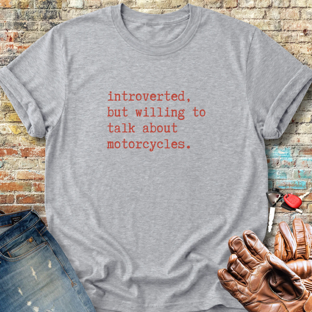 Introverted Classic T-Shirt - Sport Grey