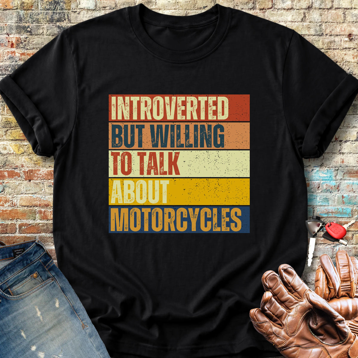 Introverted (Block) Classic T-Shirt - Black