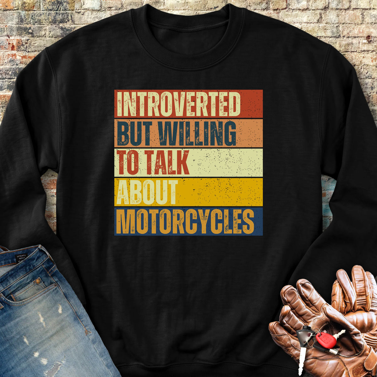 Introverted (Block) Sweatshirt - Black
