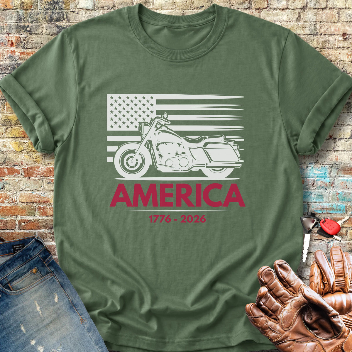 Iron 250 Classic T-Shirt - Military Green