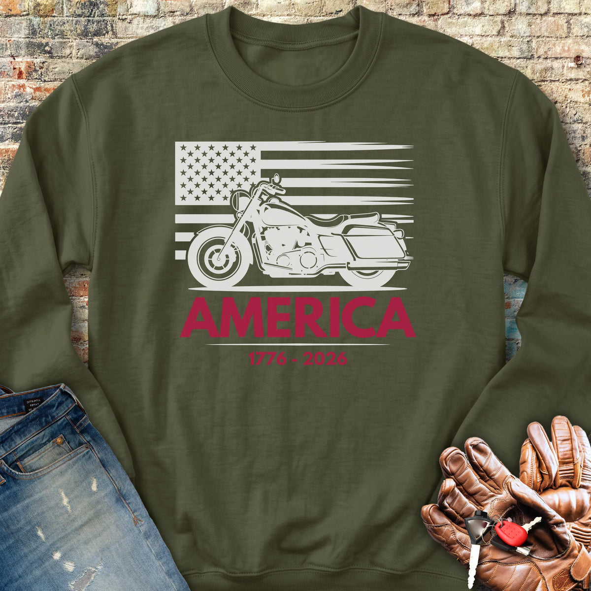 Iron 250 Sweatshirt - Military Green