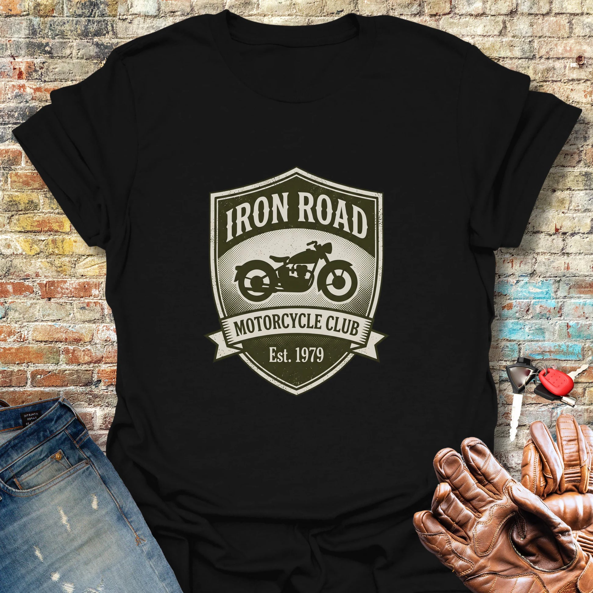 Iron Road MC T-Shirt - Black