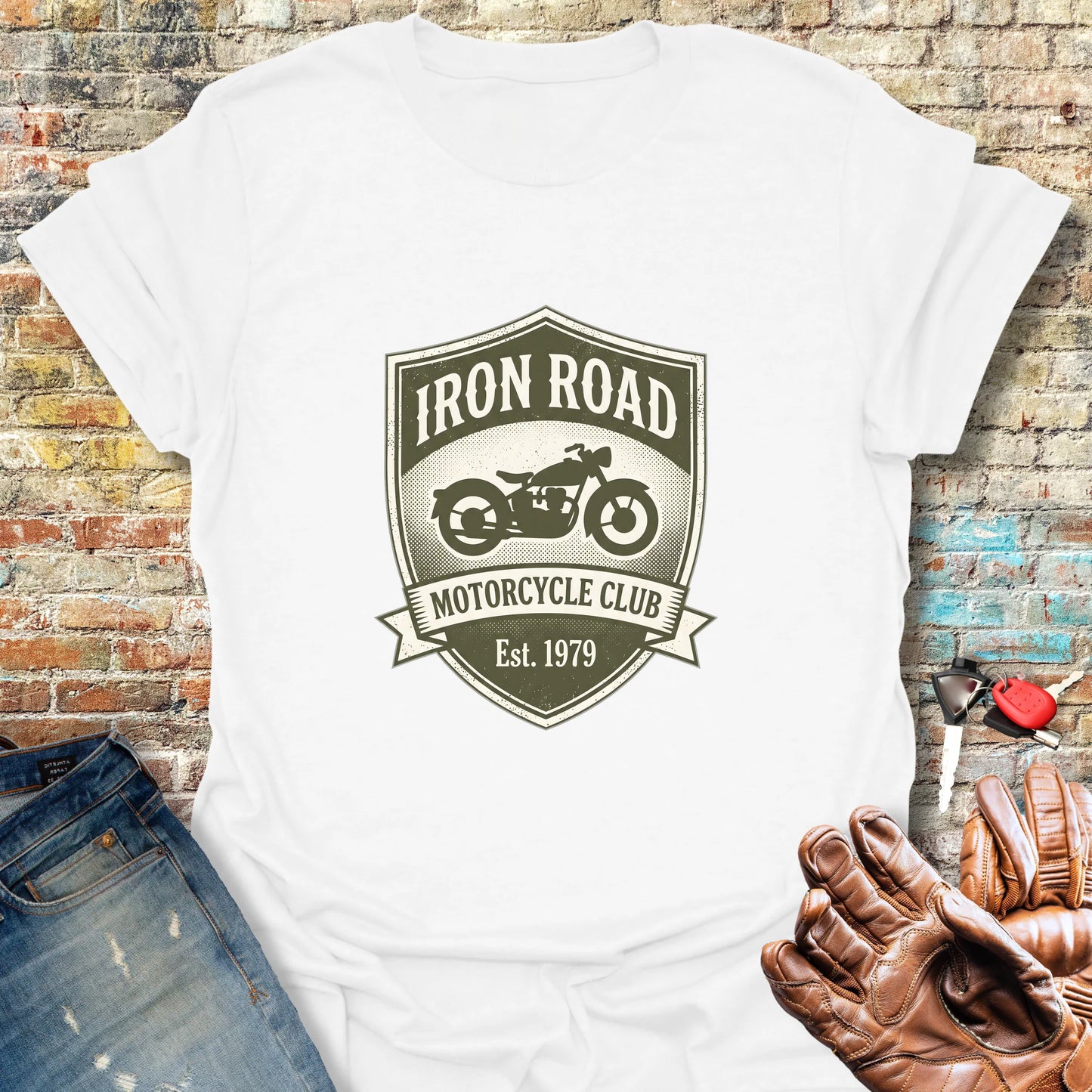 Iron Road MC T-Shirt - White
