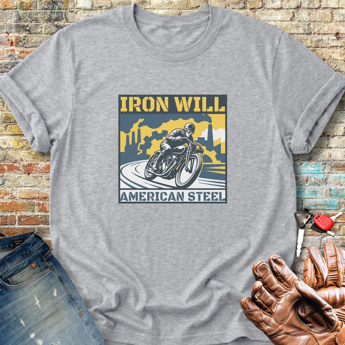 Iron Will Classic T-Shirt - Sport Grey