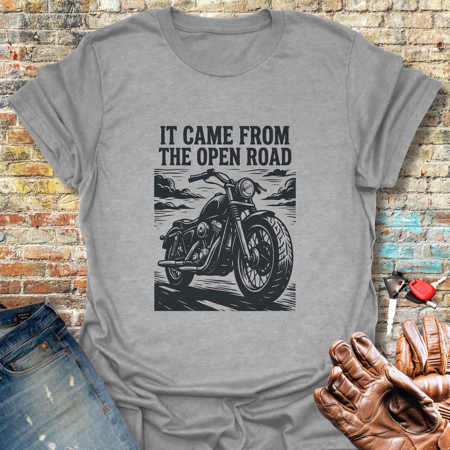 It Came From the Open Road T-Shirt - Sport Grey