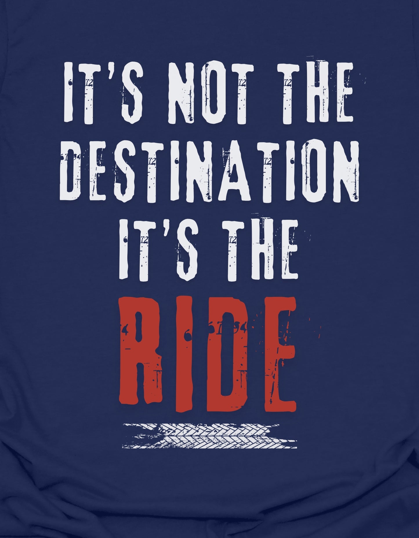 It's not the destination, it's the ride!