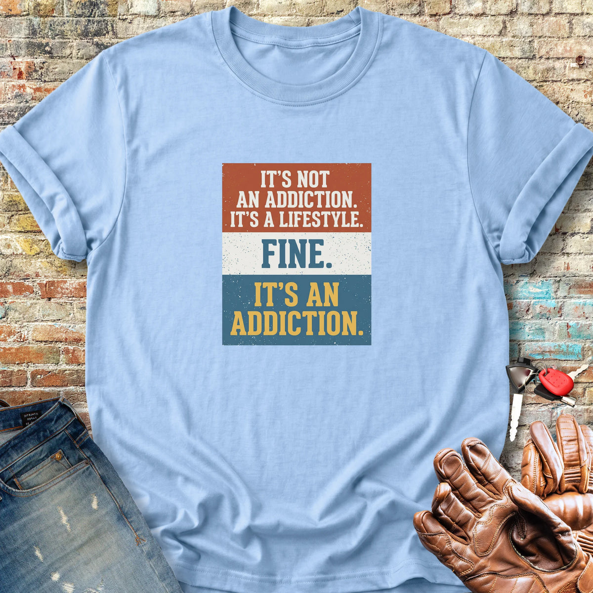 It's a Lifestyle Classic T-Shirt - Light Blue