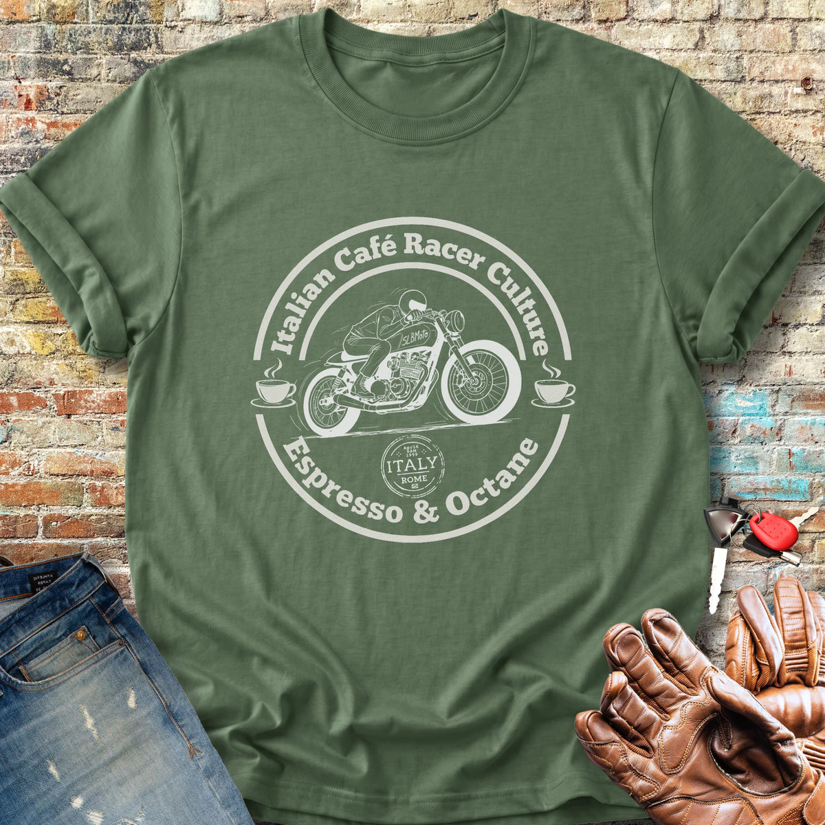 Italian Culture Classic T-Shirt - Military Green