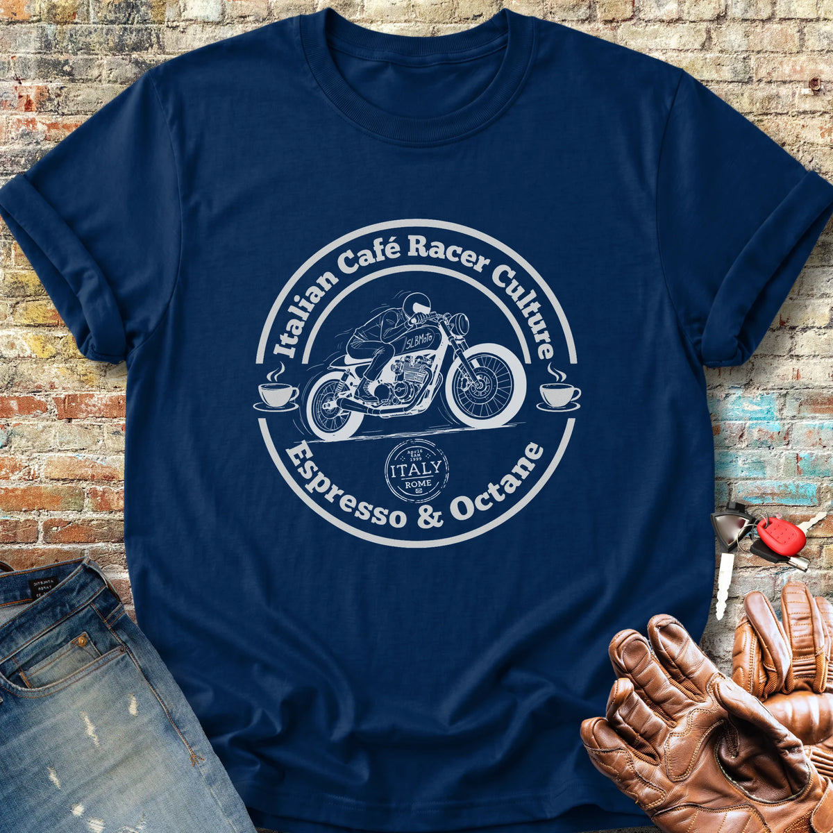 Italian Culture Classic T-Shirt - Navy