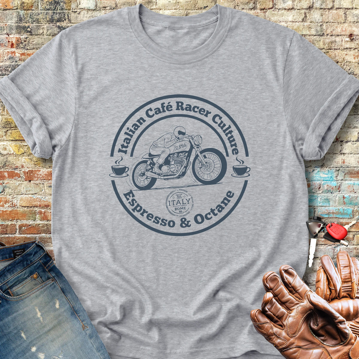 Italian Culture Classic T-Shirt - Sport Grey