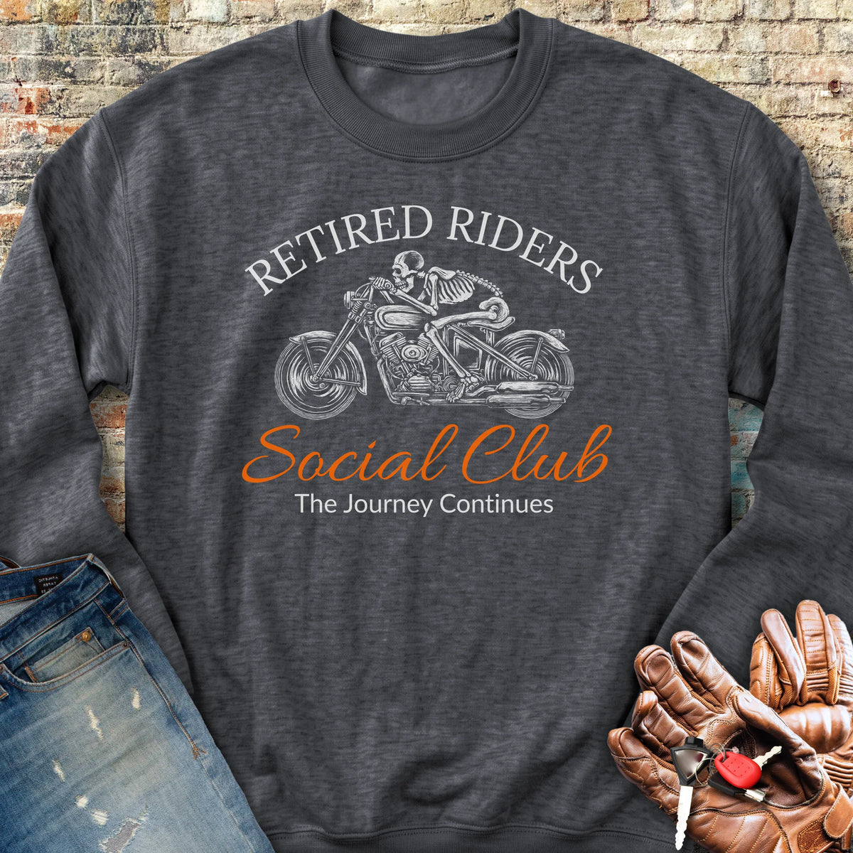 Journey Continues Sweatshirt - Dark Heather