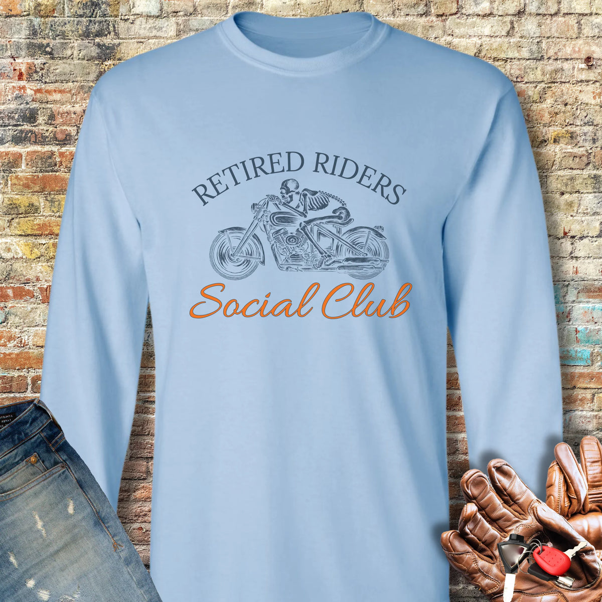 Journey Continues Long Sleeve T-Shirt - Light Blue