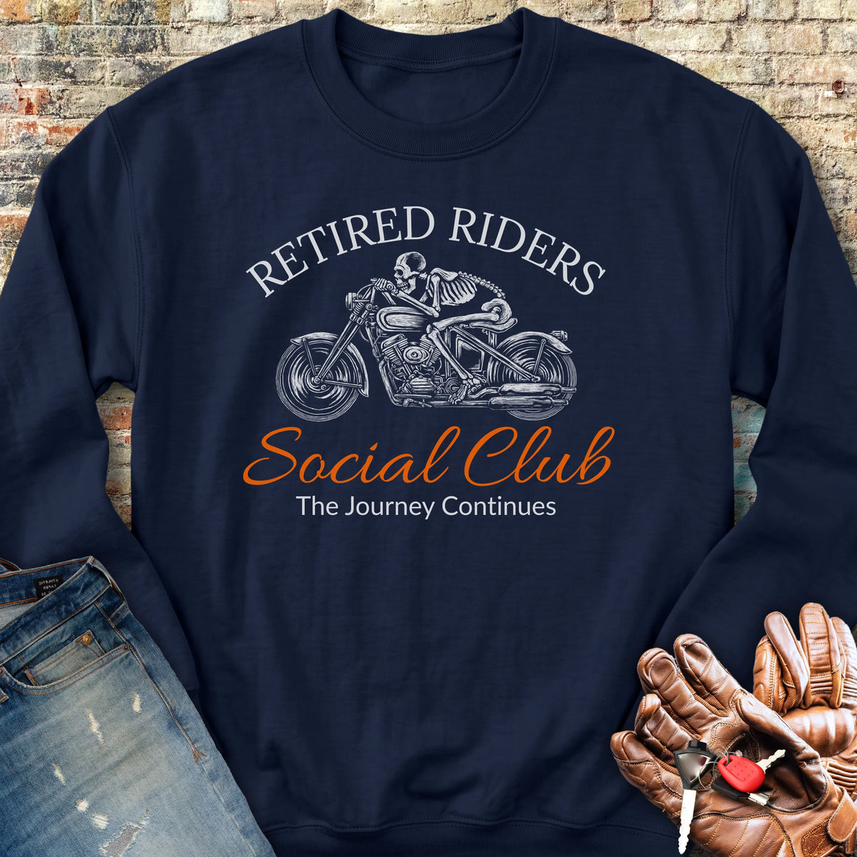 Journey Continues Sweatshirt - Navy