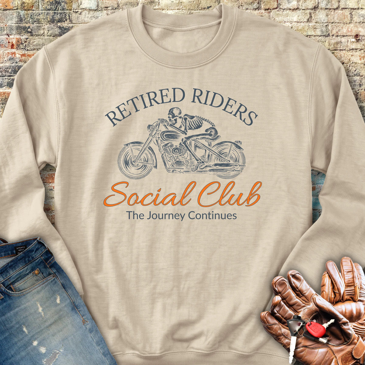 Journey Continues Sweatshirt - Sand