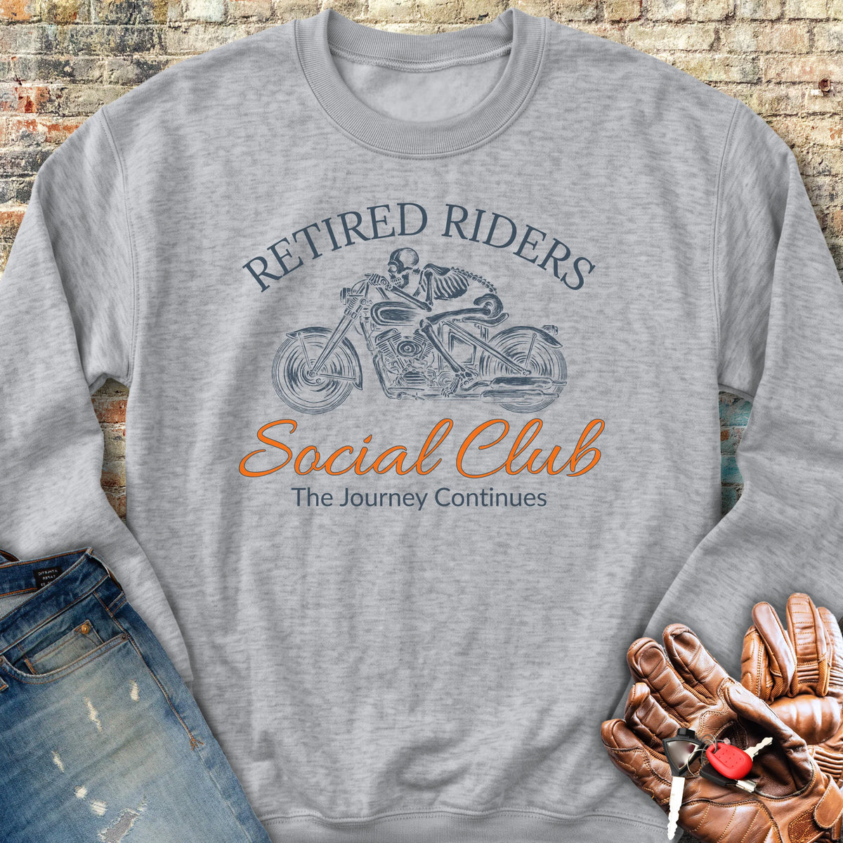 Journey Continues Sweatshirt - Sport Grey