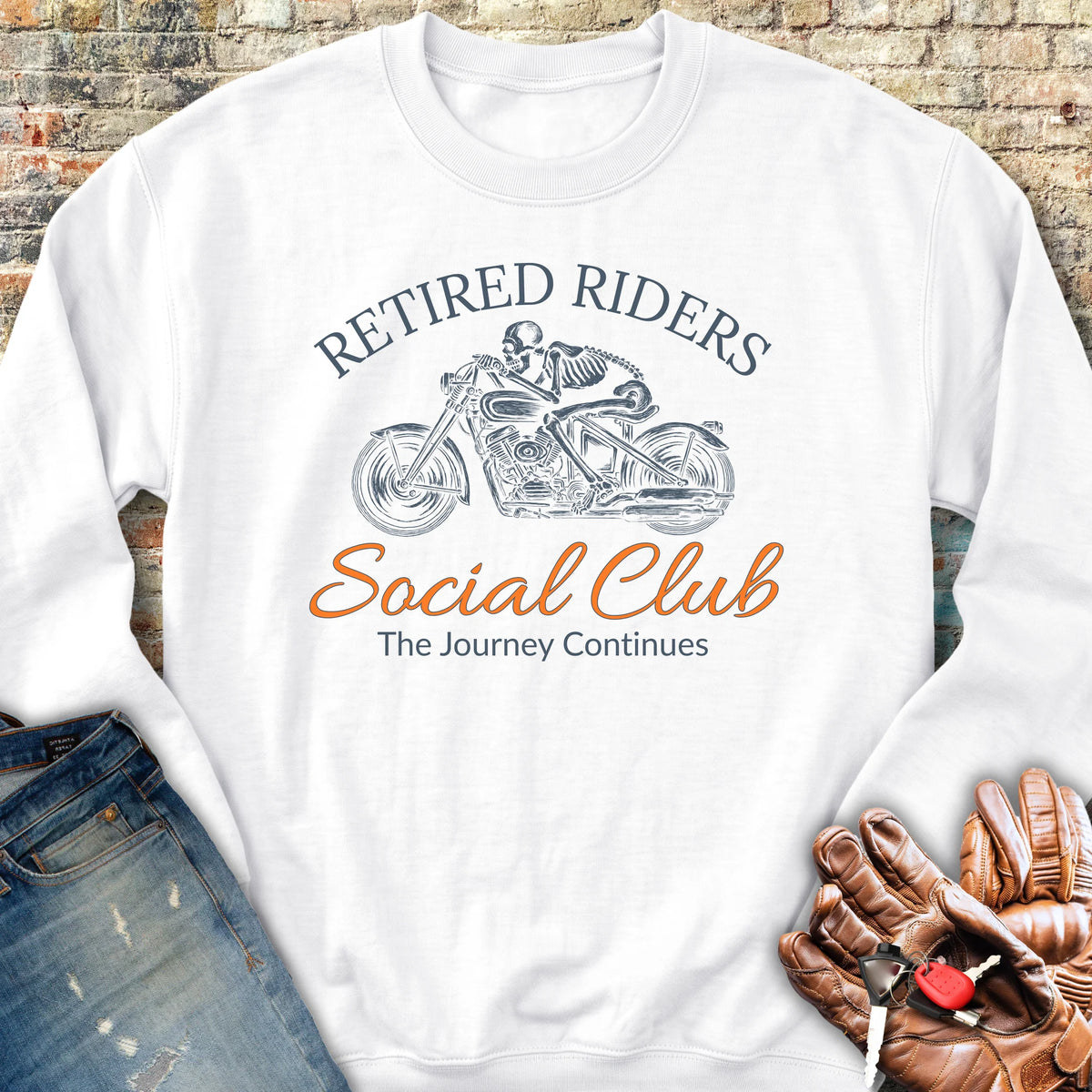 Journey Continues Sweatshirt - White