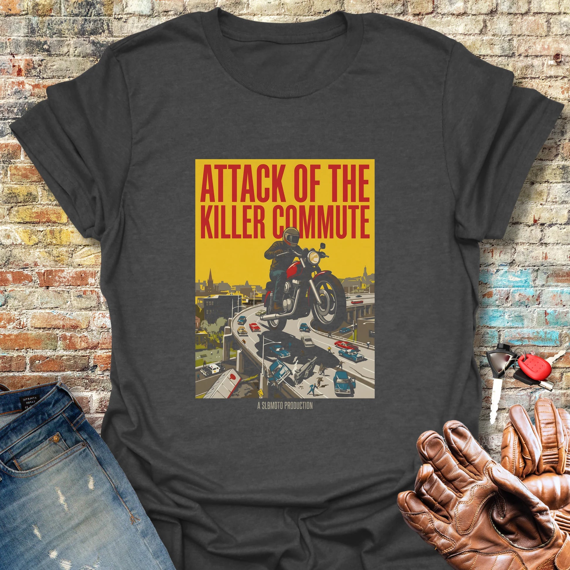 Killer Commute T-Shirt - Dark Heather