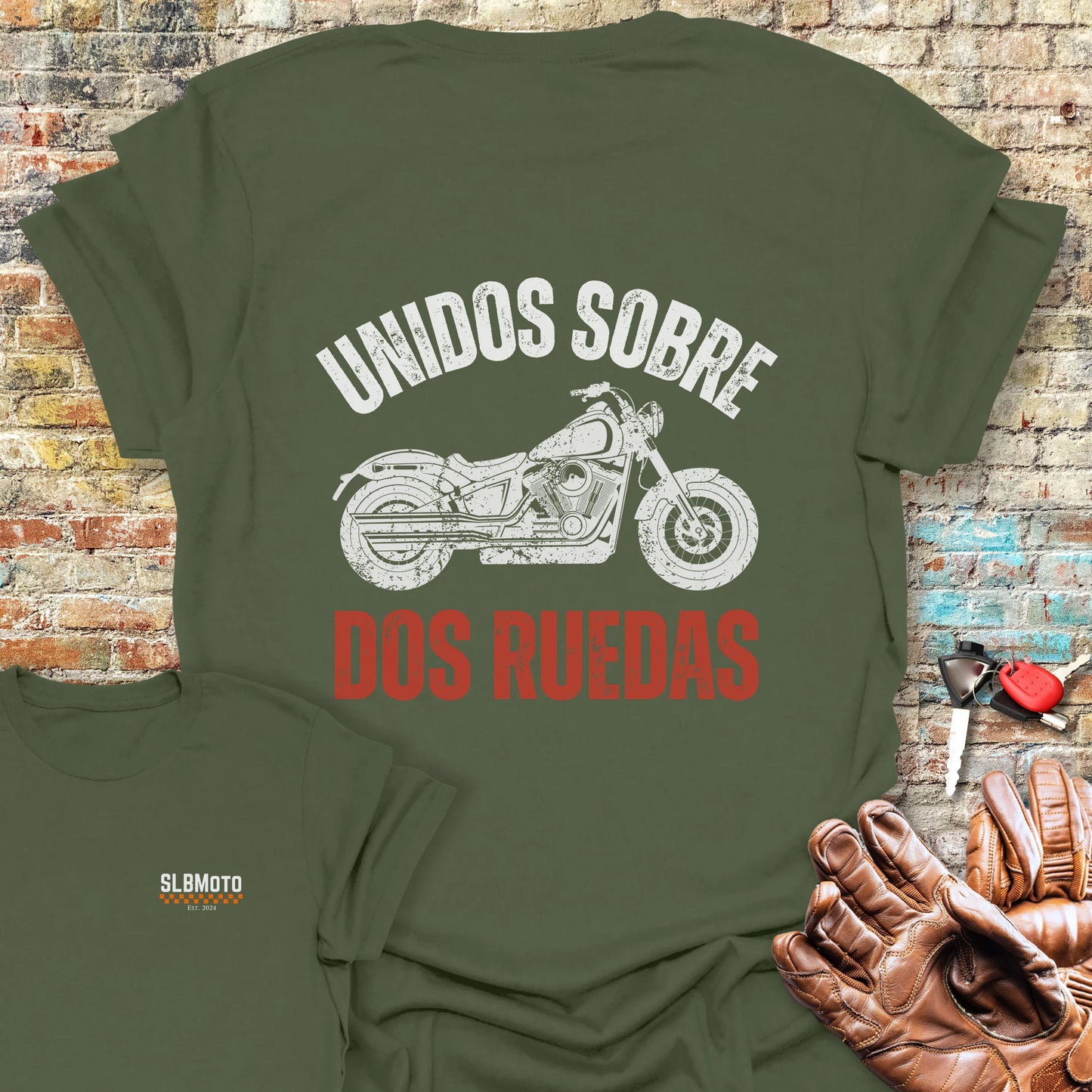 La Máquina Back Print T-Shirt - Military Green