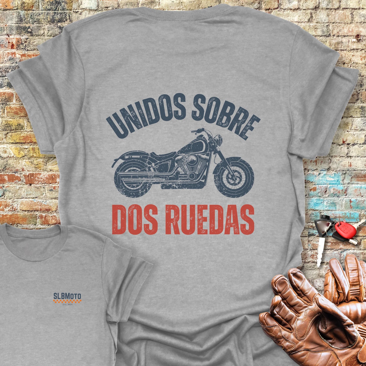 La Máquina Back Print T-Shirt - Sport Grey