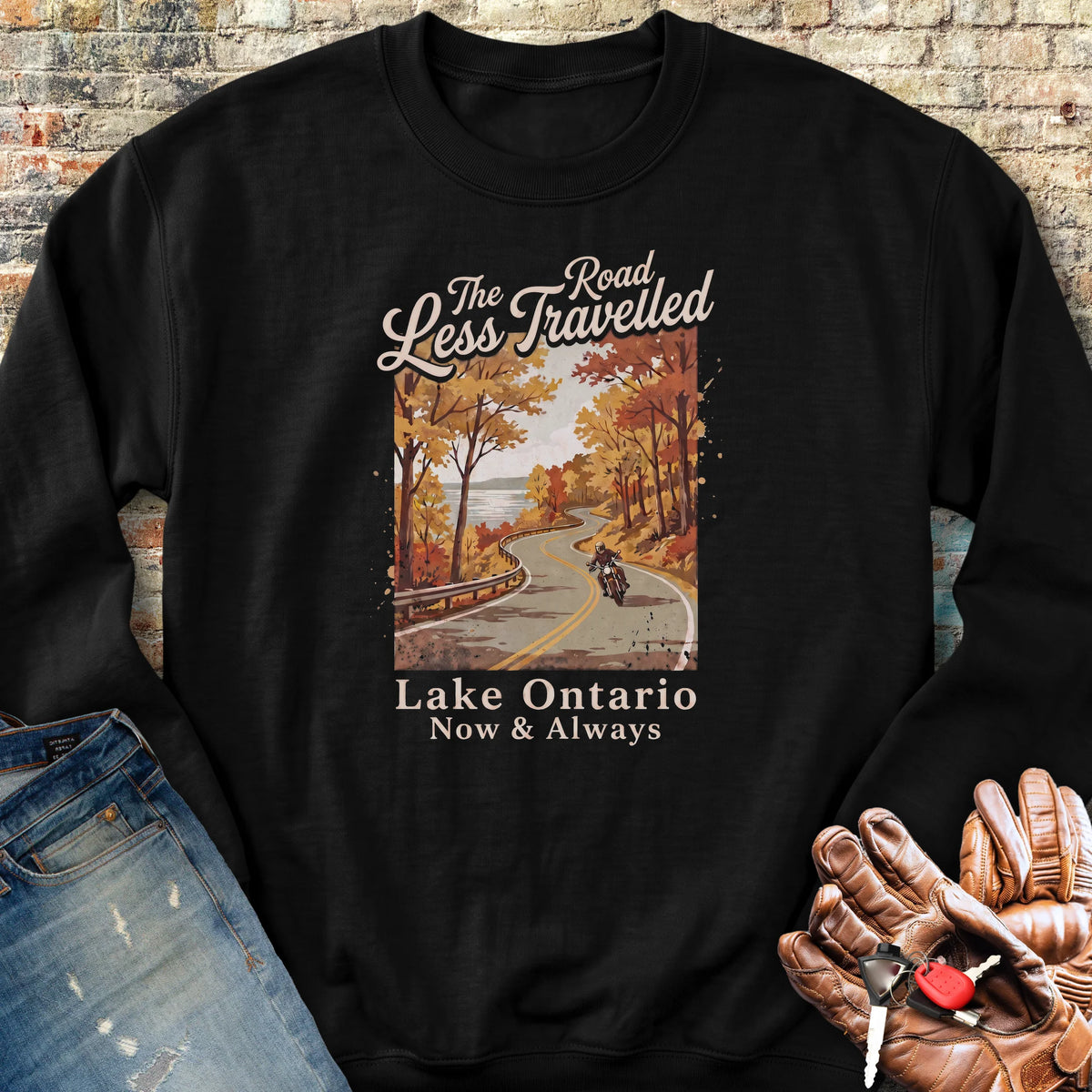 Lake Ontario Sweatshirt - Black