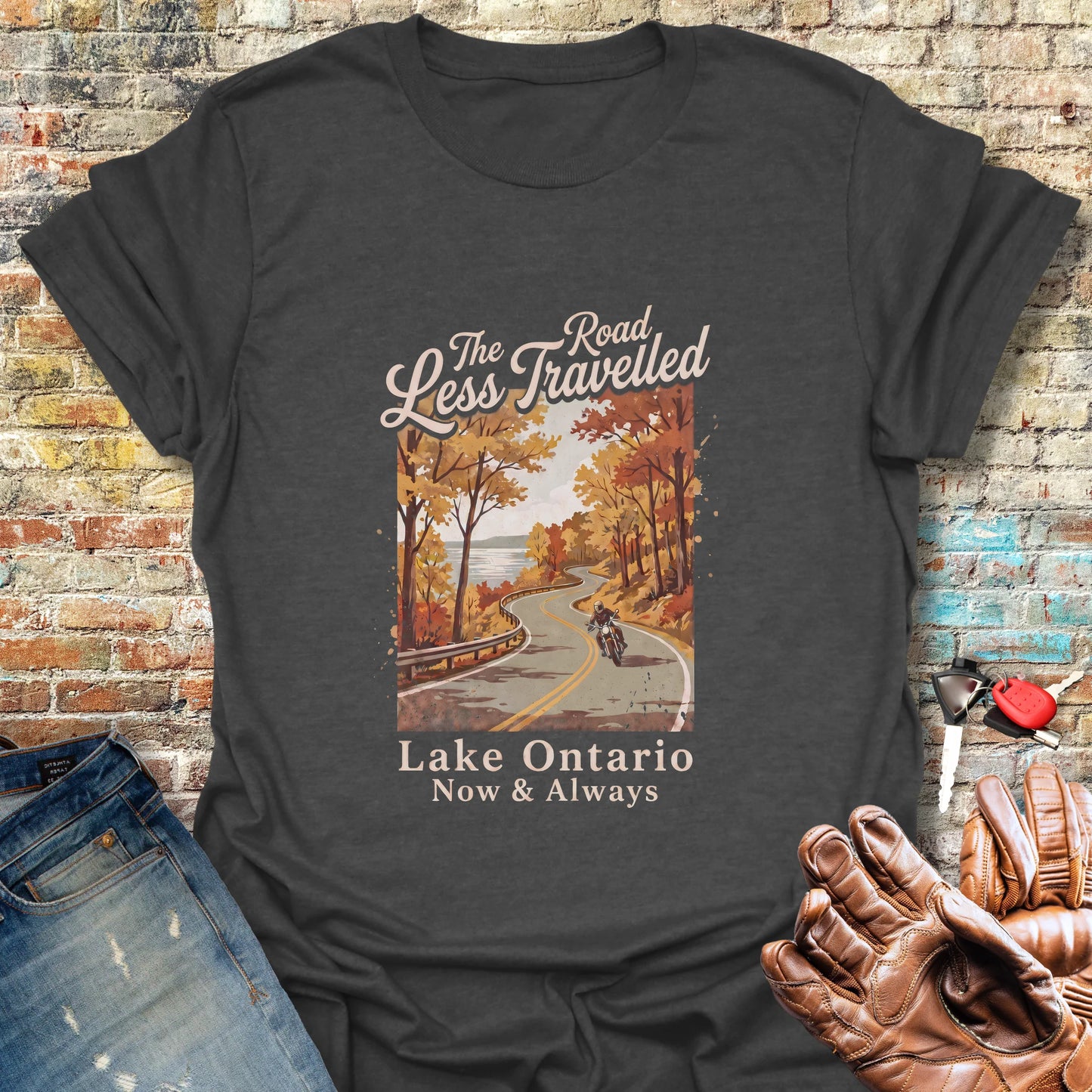 Lake Ontario T-Shirt - Dark Heather