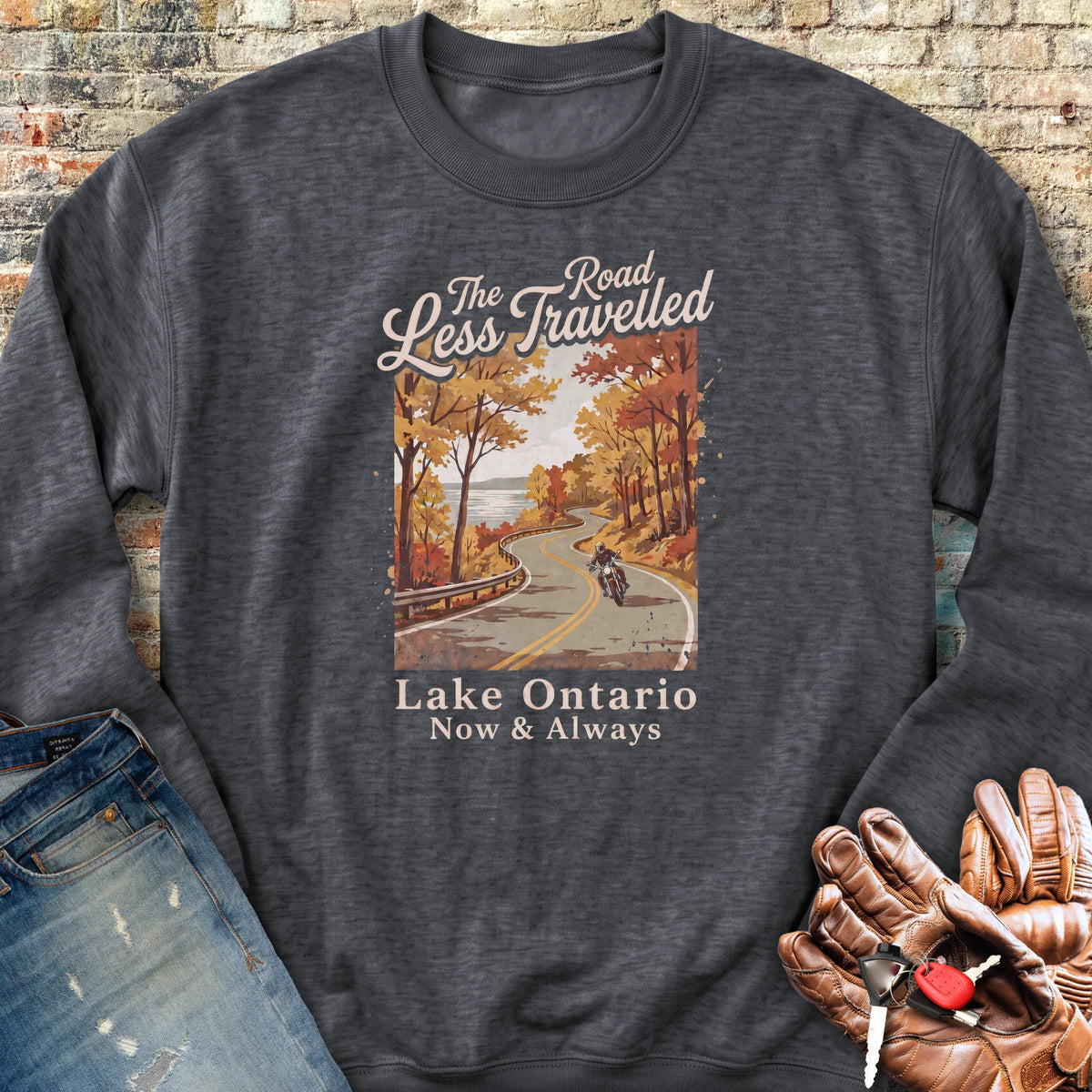 Lake Ontario Sweatshirt - Dark Heather