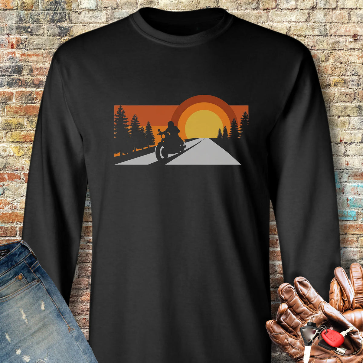 Last Light Long Sleeve T-Shirt - Black